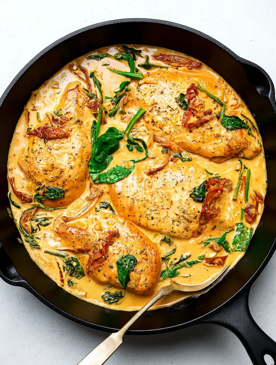 Baked Tuscan Chicken Casserole