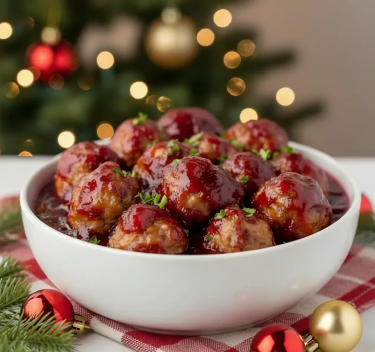 Christmas Cranberry Meatballs