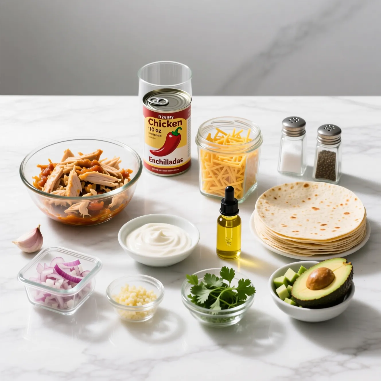 Ingredient Chicken Enchiladas