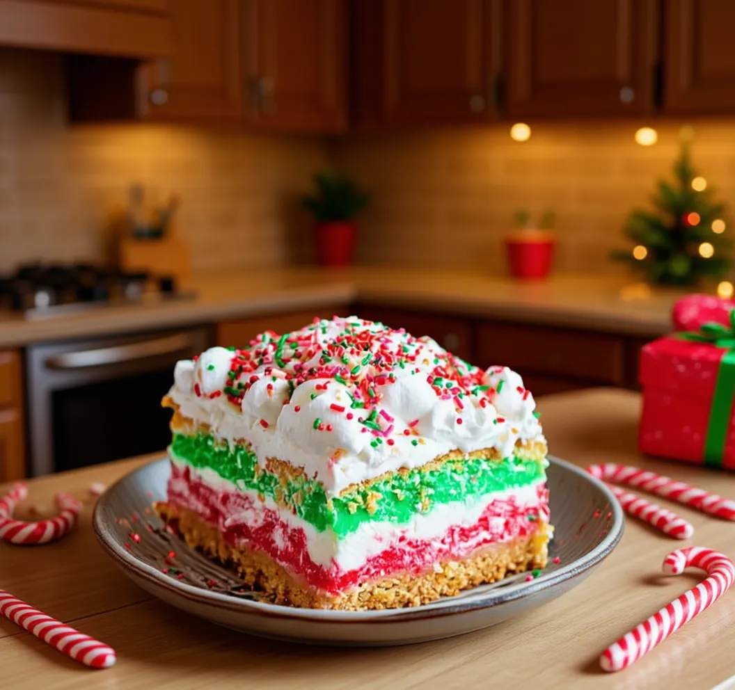 No Bake Christmas Lasagna