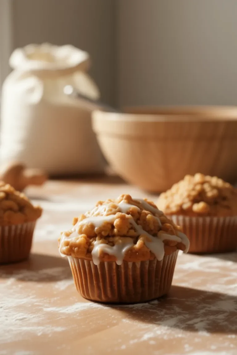 Small Batch Apple Pumpkin Streusel Muffins