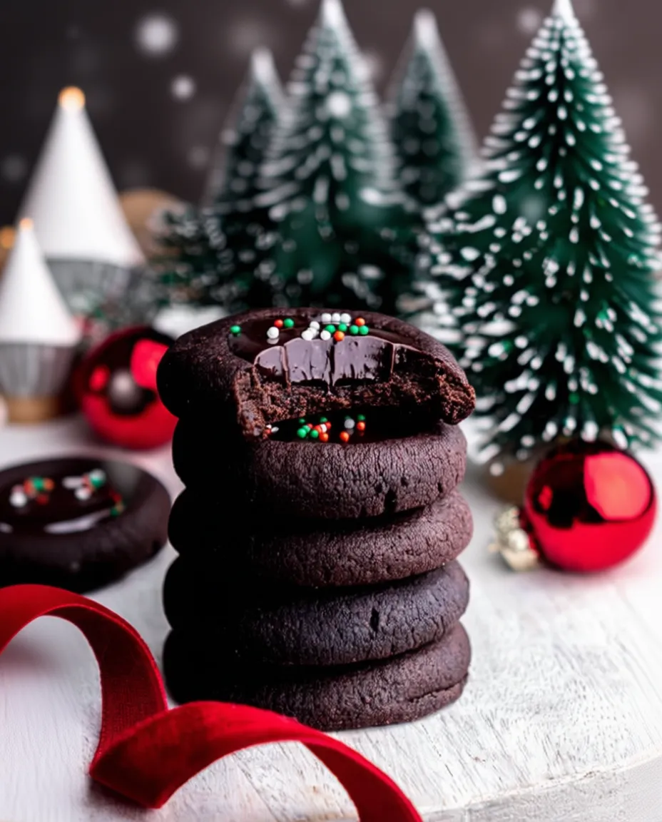 Chocolate Thumbprint Cookies