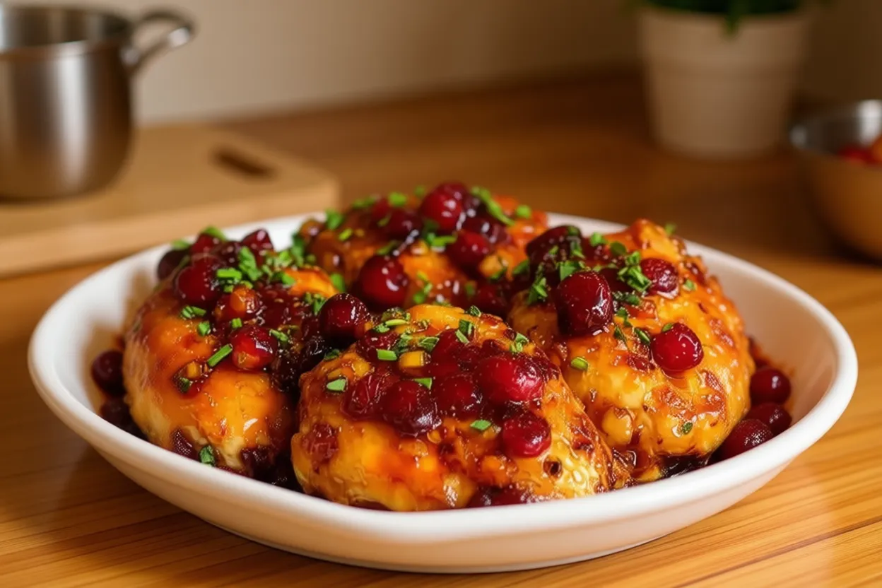 Cranberry Orange Glazed Chicken