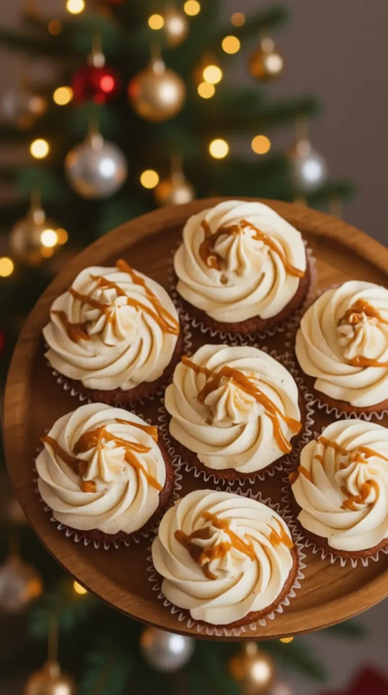 Festive Eggnog Cupcakes Recipe