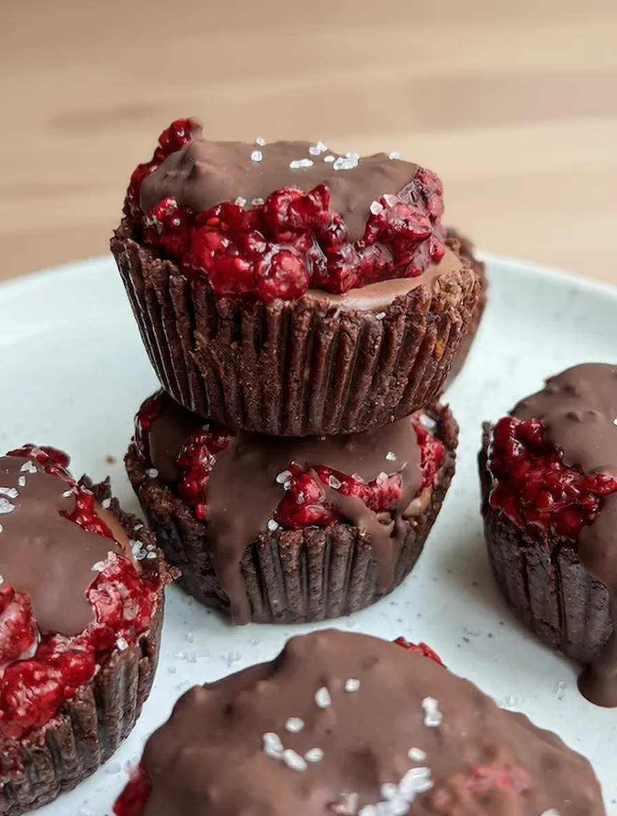 No Bake Raspberry Chocolate Mousse Cups