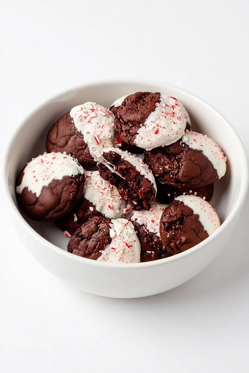 Peppermint Bark Cookies