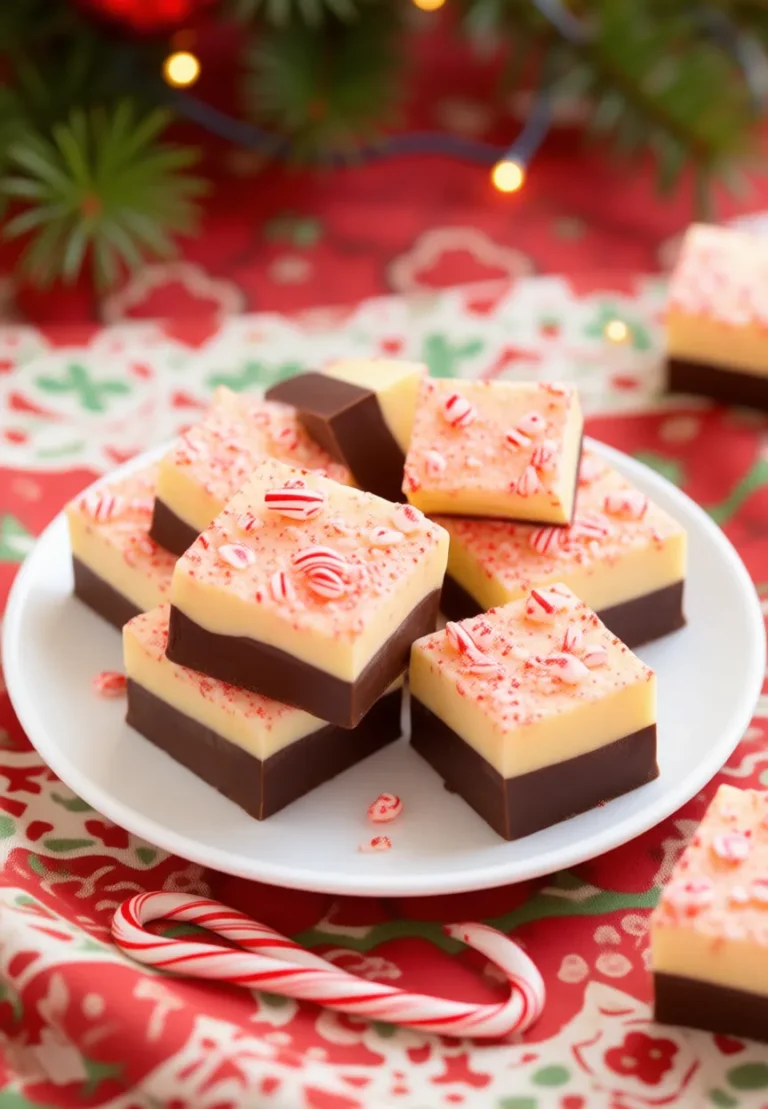 Peppermint Holiday Treats Fudge & Bark