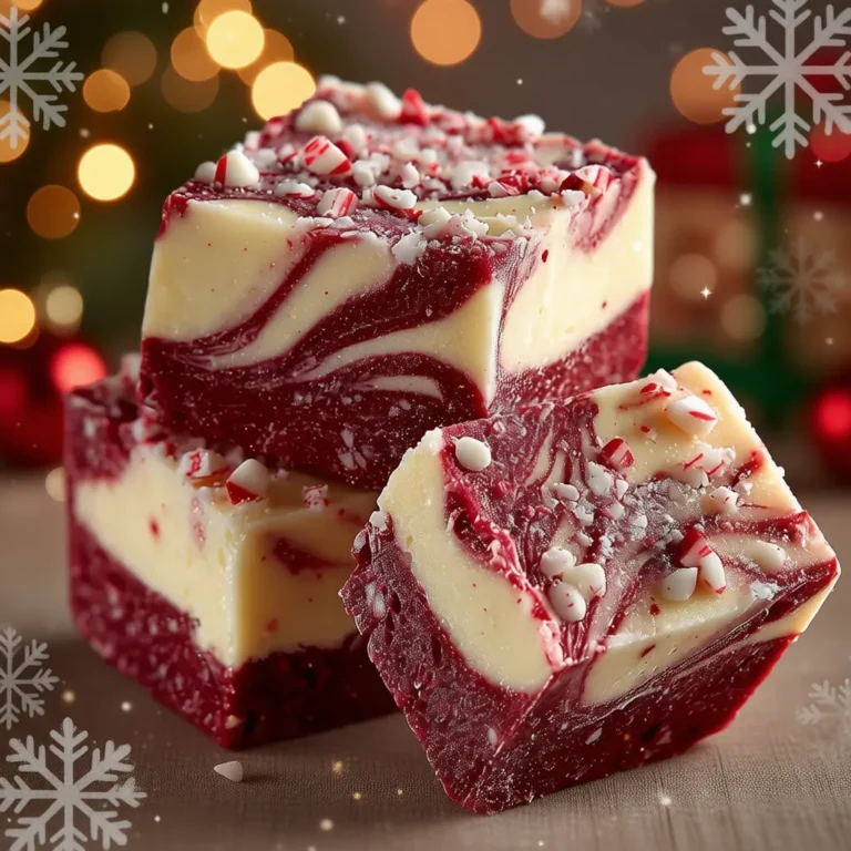 Peppermint Swirl Fudge
