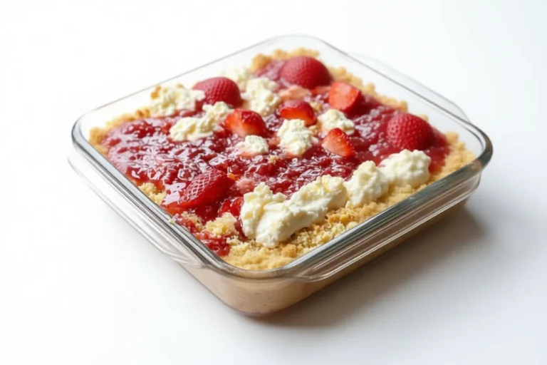 Strawberry Cheesecake Dump Cake